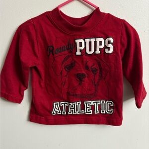 4/30$ retro Red Long Sleeve Kids Shirt 12 months